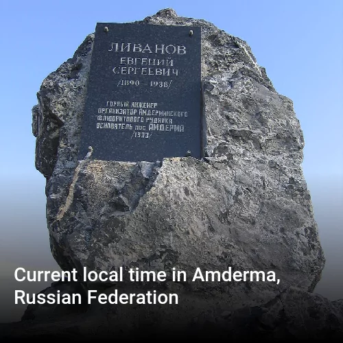 Current local time in Amderma, Russian Federation