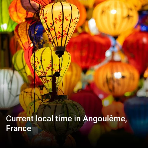Current local time in Angoulême, France