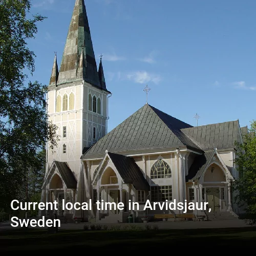 Current local time in Arvidsjaur, Sweden