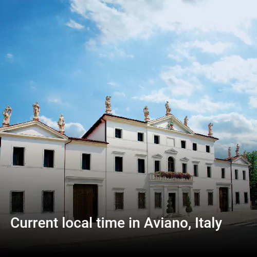 Current local time in Aviano, Italy