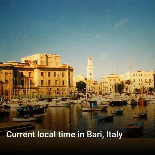 Current local time in Bari, Italy