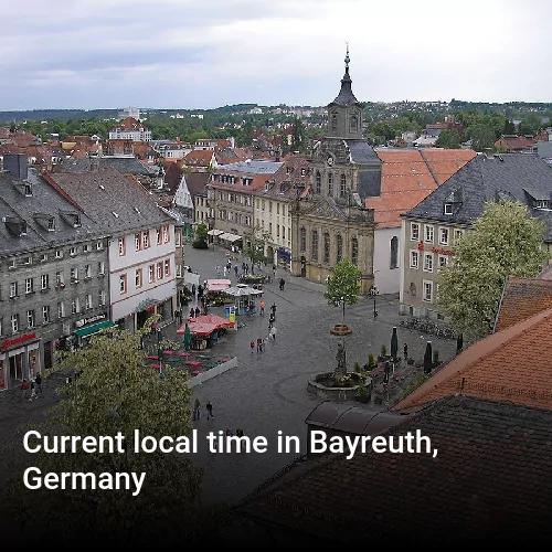 Current local time in Bayreuth, Germany