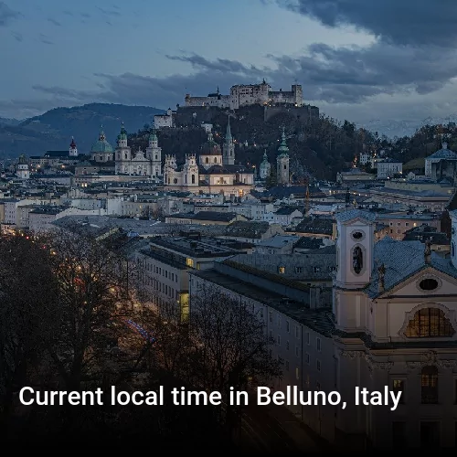 Current local time in Belluno, Italy