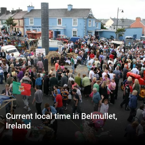Current local time in Belmullet, Ireland