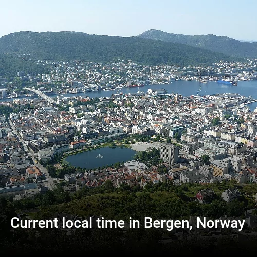 Current local time in Bergen, Norway