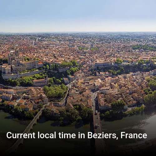 Current local time in Beziers, France