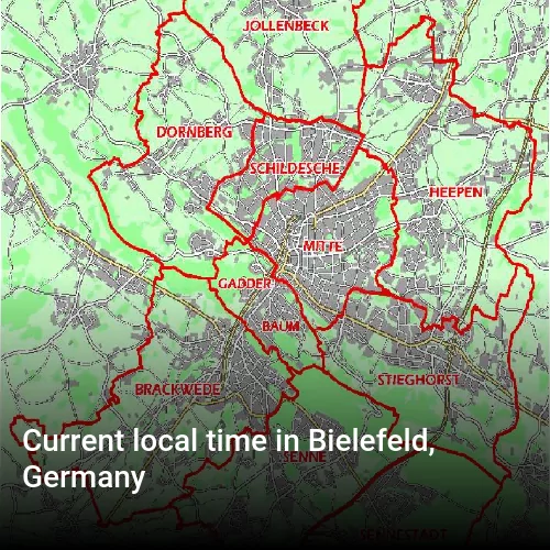 Current local time in Bielefeld, Germany
