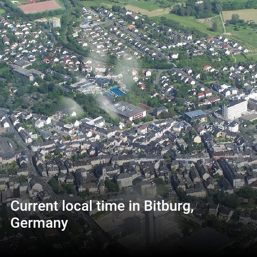 Current local time in Bitburg, Germany