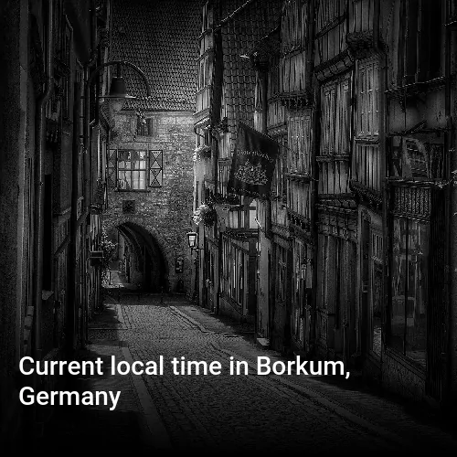 Current local time in Borkum, Germany