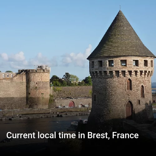 Current local time in Brest, France