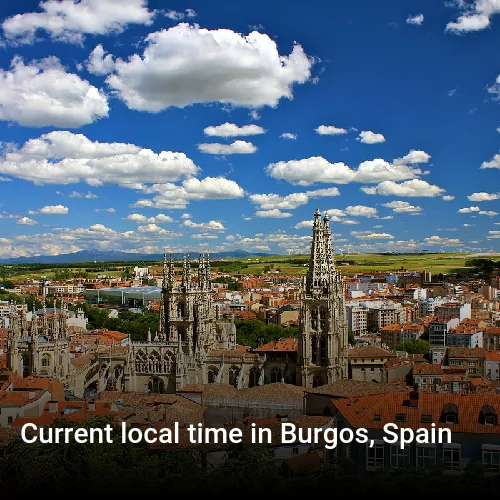 Current local time in Burgos, Spain
