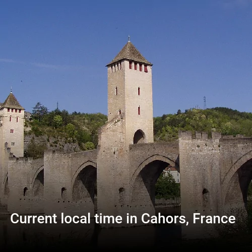 Current local time in Cahors, France