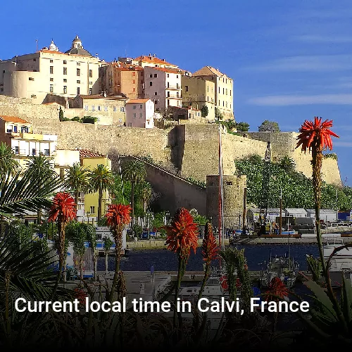 Current local time in Calvi, France