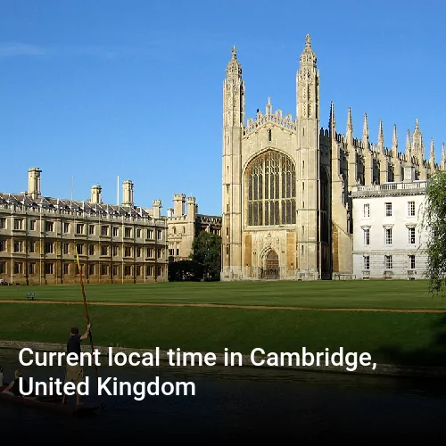 Current local time in Cambridge, United Kingdom