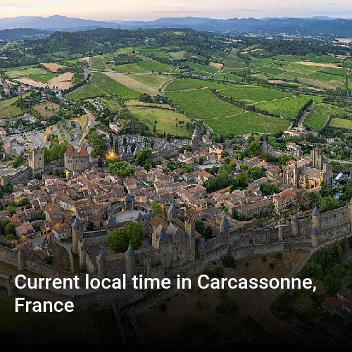 Current local time in Carcassonne, France