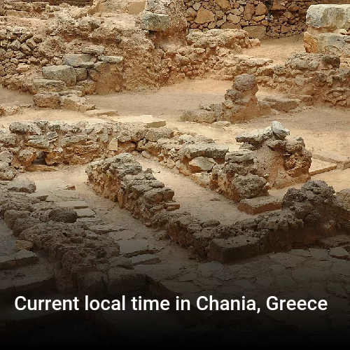 Current local time in Chania, Greece