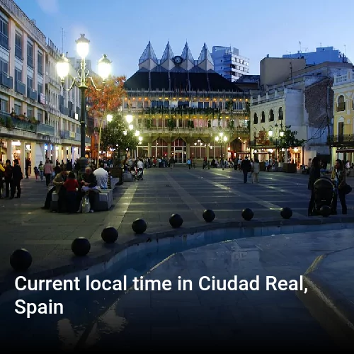 Current local time in Ciudad Real, Spain