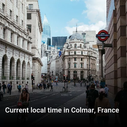 Current local time in Colmar, France