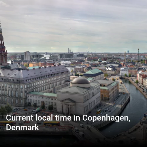 Current local time in Copenhagen, Denmark