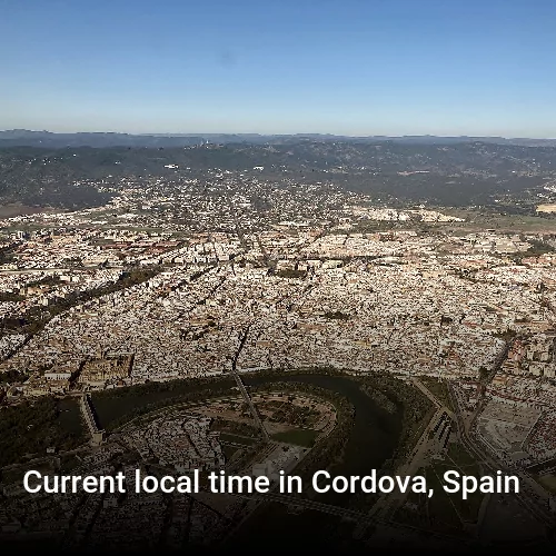 Current local time in Cordova, Spain