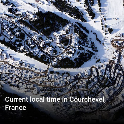 Current local time in Courchevel, France