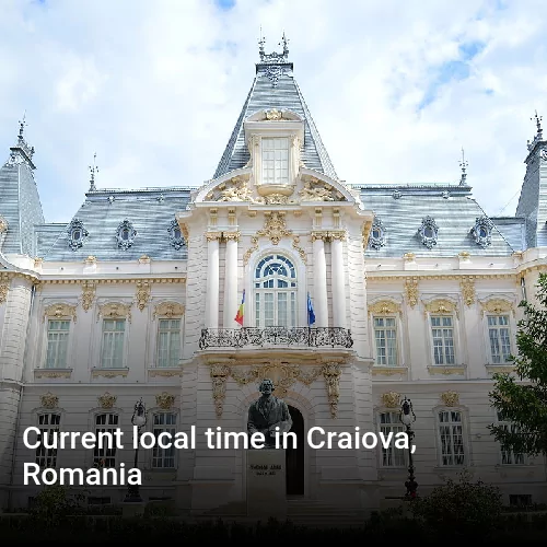 Current local time in Craiova, Romania