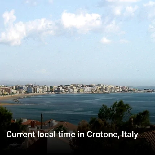 Current local time in Crotone, Italy