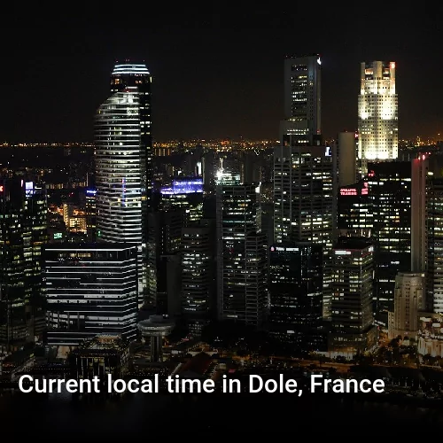 Current local time in Dole, France