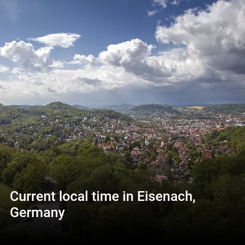 Current local time in Eisenach, Germany