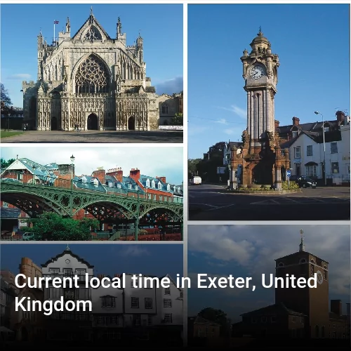 Current local time in Exeter, United Kingdom