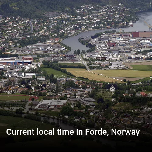 Current local time in Forde, Norway