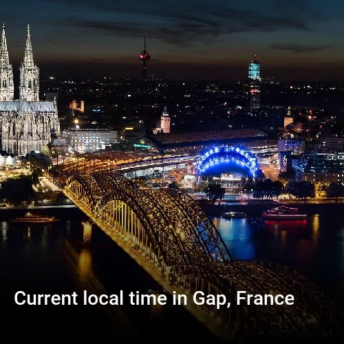 Current local time in Gap, France