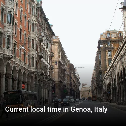 Current local time in Genoa, Italy