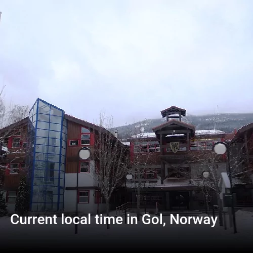 Current local time in Gol, Norway