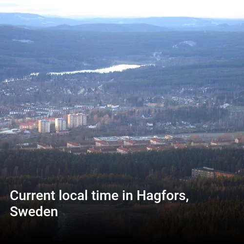 Current local time in Hagfors, Sweden