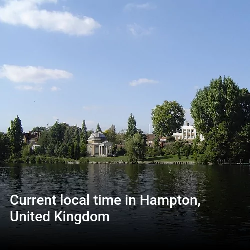 Current local time in Hampton, United Kingdom