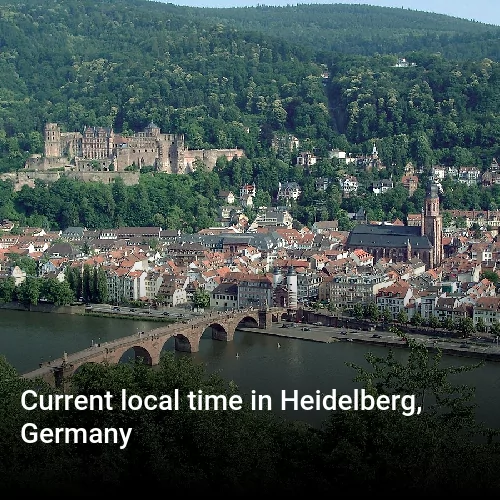 Current local time in Heidelberg, Germany