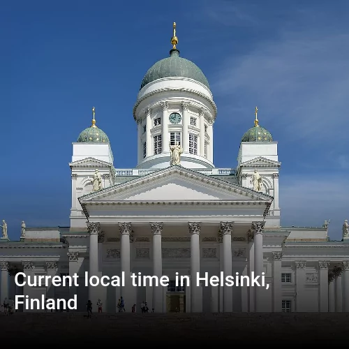 Current local time in Helsinki, Finland