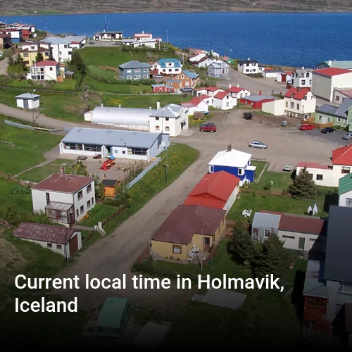 Current local time in Holmavik, Iceland