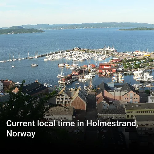 Current local time in Holmestrand, Norway