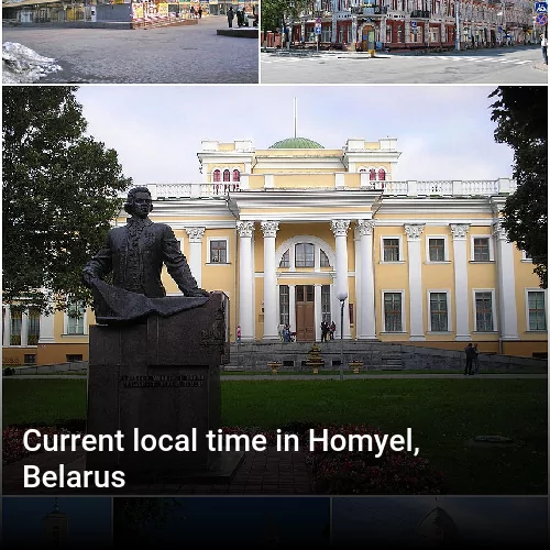 Current local time in Homyel, Belarus