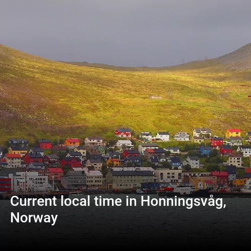 Current local time in Honningsvåg, Norway