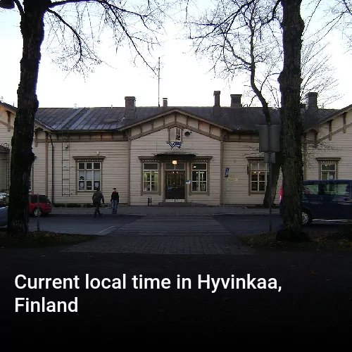 Current local time in Hyvinkaa, Finland