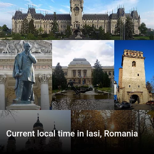 Current local time in Iasi, Romania