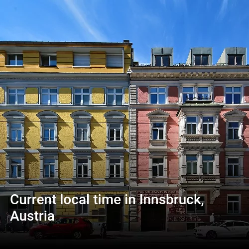 Current local time in Innsbruck, Austria