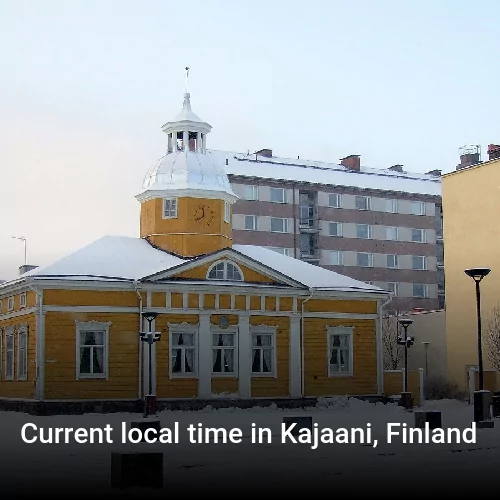 Current local time in Kajaani, Finland