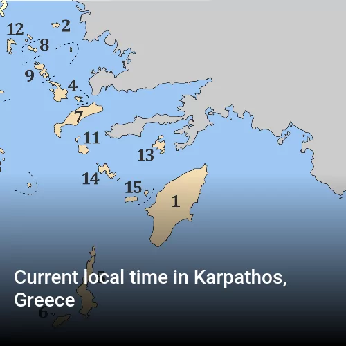 Current local time in Karpathos, Greece