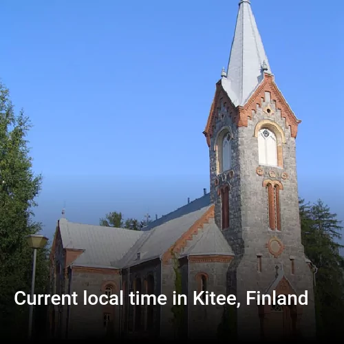 Current local time in Kitee, Finland