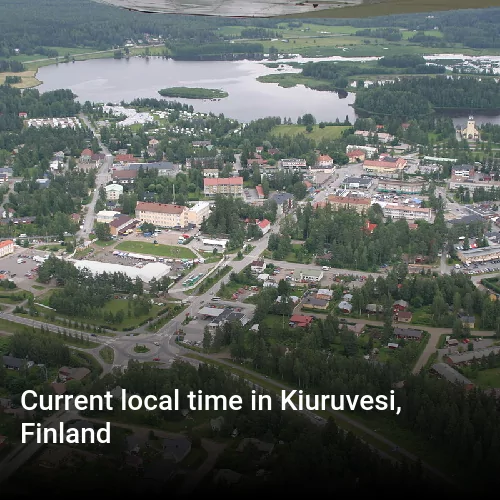 Current local time in Kiuruvesi, Finland