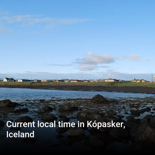 Current local time in Kópasker, Iceland